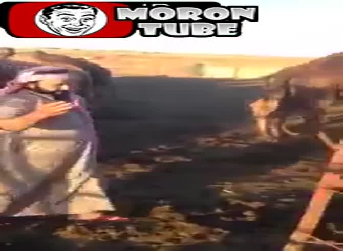Video :Along the trip, he sips camel urine to cleanse his face